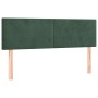 Box spring bed with dark green velvet mattress 140x200 cm by , Beds and slatted bases - Ref: Foro24-3141188, Price: 421,33 €,...