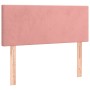 Box spring bed with pink velvet mattress 90x190 cm by , Beds and slatted bases - Ref: Foro24-3141160, Price: 302,84 €, Discou...