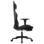 Gaming chair with black synthetic leather footrest by , Gaming chairs - Ref: Foro24-3143707, Price: 121,30 €, Discount: %