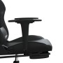 Gaming chair with black synthetic leather footrest by , Gaming chairs - Ref: Foro24-3143707, Price: 121,30 €, Discount: %