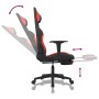 Gaming chair with black and red fabric footrest by , Gaming chairs - Ref: Foro24-3143751, Price: 144,82 €, Discount: %