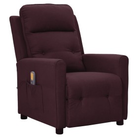 Sillón de masaje de tela morado de , Sillones de masaje eléctricos - Ref: Foro24-342296, Precio: 178,99 €, Descuento: %