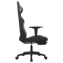 Gaming Massagesessel mit Fußstütze Stoff schwarz und hellgrau von , Gaming-Stühle - Ref: Foro24-345502, Preis: 144,82 €, Raba...