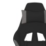 Silla gaming de masaje con reposapiés tela negro y gris claro de , Sillones para videojuegos - Ref: Foro24-345502, Precio: 14...