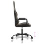 Silla gaming cuero sintético negro y dorado de , Sillones para videojuegos - Ref: Foro24-3143789, Precio: 125,27 €, Descuento: %