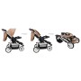 Taupefarbener und schwarzer 3-Rad-Kinderwagen/Kinderwagen von , Kinderwagen - Ref: Foro24-10182, Preis: 138,99 €, Rabatt: %