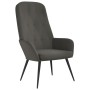 Sillón de relax de terciopelo gris oscuro de , Sillones - Ref: Foro24-341195, Precio: 97,84 €, Descuento: %