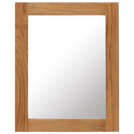 Solid oak wood mirror 40x50 cm by vidaXL, Mirrors - Ref: Foro24-247455, Price: 79,80 €, Discount: %