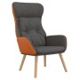 Dark gray fabric and PVC recliner. by , Armchairs - Ref: Foro24-341302, Price: 124,50 €, Discount: %