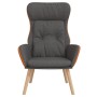 Dark gray fabric and PVC recliner. by , Armchairs - Ref: Foro24-341302, Price: 124,50 €, Discount: %