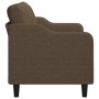 2 seater sofa in brown fabric 120 cm by , Sofas - Ref: Foro24-348940, Price: 194,60 €, Discount: %