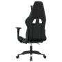 Gaming chair with massage and footrest synthetic leather black white by , Gaming chairs - Ref: Foro24-345462, Price: 148,85 €...