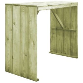 Impregnated pine wood bar table 130x60x110 cm by vidaXL, Garden tables - Ref: Foro24-44900, Price: 113,66 €, Discount: %