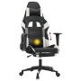 Gaming-Stuhl mit Massage und Fußstütze Kunstleder schwarz weiß von , Gaming-Stühle - Ref: Foro24-345527, Preis: 145,60 €, Rab...