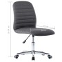 Dark gray fabric swivel office chair by , Office chairs - Ref: Foro24-283590, Price: 114,99 €, Discount: %