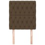 Headboards 2 units of dark brown fabric 80x7x78/88 cm by , Headboards and footboards - Ref: Foro24-3116645, Price: 79,29 €, D...