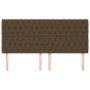 Headboards 4 units of dark brown fabric 90x7x78/88 cm by , Headboards and footboards - Ref: Foro24-3116685, Price: 159,07 €, ...