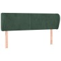 Dark green velvet headboard 147x23x78/88 cm by , Headboards and footboards - Ref: Foro24-3116915, Price: 65,80 €, Discount: %