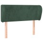 Dark green velvet headboard 93x23x78/88 cm by , Headboards and footboards - Ref: Foro24-3116903, Price: 50,99 €, Discount: %