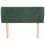 Dark green velvet headboard 93x23x78/88 cm by , Headboards and footboards - Ref: Foro24-3116903, Price: 50,99 €, Discount: %