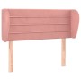 Cabecero de terciopelo rosa 93x23x78/88 cm de , Cabeceros y pies de cama - Ref: Foro24-3117325, Precio: 52,30 €, Descuento: %