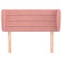 Cabecero de terciopelo rosa 93x23x78/88 cm de , Cabeceros y pies de cama - Ref: Foro24-3117325, Precio: 52,30 €, Descuento: %