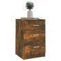 Mesita de noche madera contrachapada roble ahumado 40x40x63 cm de vidaXL, Mesitas de noche - Ref: Foro24-820520, Precio: 54,2...