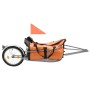 Fahrradgepäckanhänger mit Tasche orange und schwarz von vidaXL, Fahrradanhänger - Ref: Foro24-91768, Preis: 137,58 €, Rabatt: %