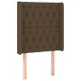 Headboard with dark brown fabric ears 83x16x118/128 cm by , Headboards and footboards - Ref: Foro24-3119893, Price: 88,38 €, ...