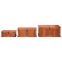 Storage trunk 3 pieces made of solid acacia wood by vidaXL, Storage trunks - Ref: Foro24-247243, Price: 248,95 €, Discount: %