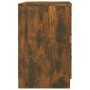 Mesita de noche madera contrachapada roble ahumado 40x40x63 cm de vidaXL, Mesitas de noche - Ref: Foro24-820520, Precio: 54,2...