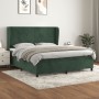 Boxspringbett mit dunkelgrüner Samtmatratze 160x200 cm von , Betten und Lattenroste - Ref: Foro24-3129102, Preis: 553,96 €, R...