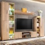 Wohnzimmer-Wandschrank für TV mit LED-Leuchten Sonoma-Eiche von vidaXL, TV-Möbel - Ref: Foro24-246029, Preis: 449,30 €, Rabat...