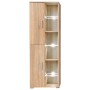 Wohnzimmer-Wandschrank für TV mit LED-Leuchten Sonoma-Eiche von vidaXL, TV-Möbel - Ref: Foro24-246029, Preis: 449,30 €, Rabat...