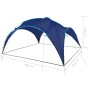 Dark blue arch party tent 450x450x265 cm by vidaXL, Tents and gazebos - Ref: Foro24-91571, Price: 163,10 €, Discount: %