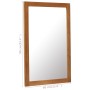 Solid oak wood mirror 60x90 cm by vidaXL, Mirrors - Ref: Foro24-247457, Price: 90,73 €, Discount: %