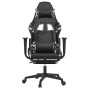 Silla gaming con reposapiés cuero sintético negro camuflaje de , Sillones para videojuegos - Ref: Foro24-3143774, Precio: 146...