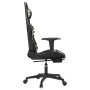 Silla gaming con reposapiés cuero sintético negro camuflaje de , Sillones para videojuegos - Ref: Foro24-3143774, Precio: 146...