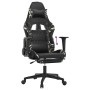 Silla gaming con reposapiés cuero sintético negro camuflaje de , Sillones para videojuegos - Ref: Foro24-3143774, Precio: 146...