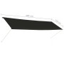 Retractable awning 400x150 cm anthracite gray by vidaXL, Awnings - Ref: Foro24-143763, Price: 74,26 €, Discount: %