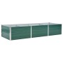 Arriate de jardín de acero galvanizado verde 240x80x45 cm de , Maceteros y jardineras - Ref: Foro24-44843, Precio: 53,88 €, D...