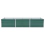 Green galvanized steel garden bed 240x80x45 cm by , Pots and planters - Ref: Foro24-44843, Price: 53,88 €, Discount: %