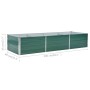 Arriate de jardín de acero galvanizado verde 240x80x45 cm de , Maceteros y jardineras - Ref: Foro24-44843, Precio: 53,88 €, D...