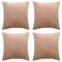 Fabric cushion covers 40x40 cm beige 4 units by , Cushions - Ref: Foro24-132945, Price: 20,52 €, Discount: %