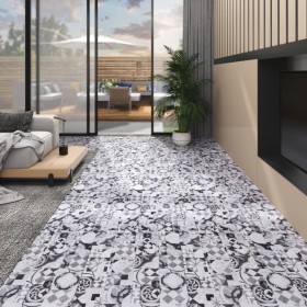 Gray printed self-adhesive PVC floor planks 4.46m² 3mm by , Floors and carpets - Ref: Foro24-146577, Price: 77,48 €, Discount: %