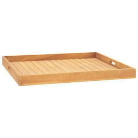 Tablett aus massivem Teakholz 80x80 cm von , Servierplatten - Ref: Foro24-315460, Preis: 121,99 €, Rabatt: %