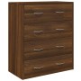 Sideboard with 4 drawers brown oak 60x30.5x71 cm by , Sideboards - Ref: Foro24-342582, Price: 85,00 €, Discount: %