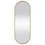 Golden oval wall mirror 15x40 cm by , Mirrors - Ref: Foro24-344942, Price: 27,24 €, Discount: %