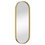 Golden oval wall mirror 15x40 cm by , Mirrors - Ref: Foro24-344942, Price: 27,24 €, Discount: %