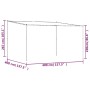 Steel and white fabric gazebo 4x4 180 g/m² by , Tents and gazebos - Ref: Foro24-362464, Price: 229,30 €, Discount: %